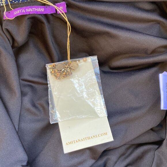 Boston Proper Amita Naithani V-neck Sequin Embellished One Piece Swimsuit-black - Picture 8 of 16